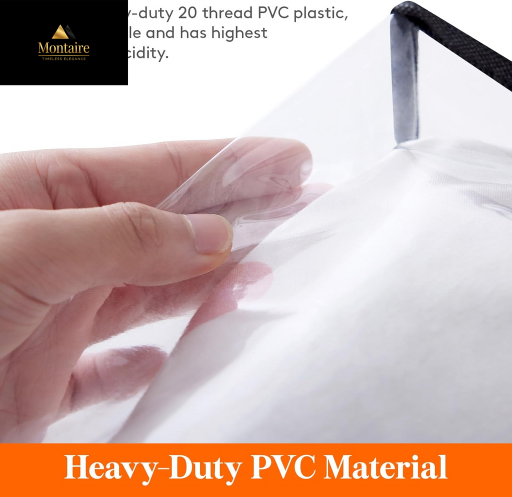 Lifewit 4 Pack Clear Plastic Storage Bags, 40L Foldable Clothes Storage Boxes Wardrobe Organizer Moving Bags with Reinforced Handle for Loft Wardrobe for Bedding Clothes Blanket Duvet