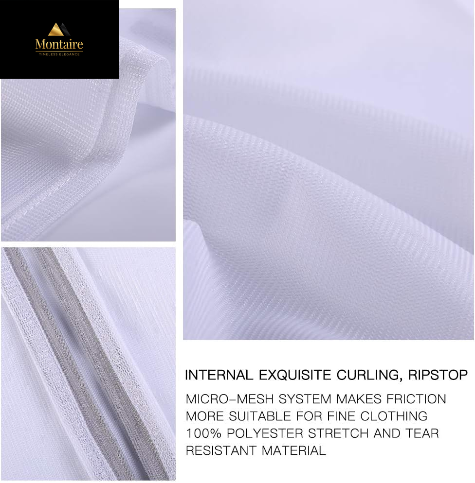 Kimmama Laundry Bag Mesh Wash Bags, Washing Machine Wash Bag, Net Washer Sack with Zipper, Dryer Pouch for Cleaning and Drying Cloths, Garment, Delicates, Lingerie, Bra, Pant, Sock, Small Toys